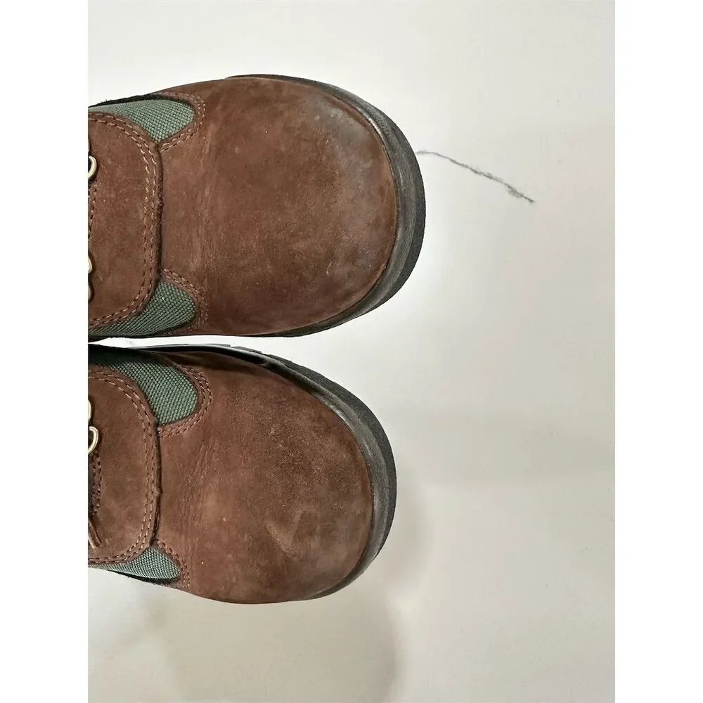 Timberland Kids Field Boots‎ Brown Leather Lace Up Size 4.5 Brown Leather